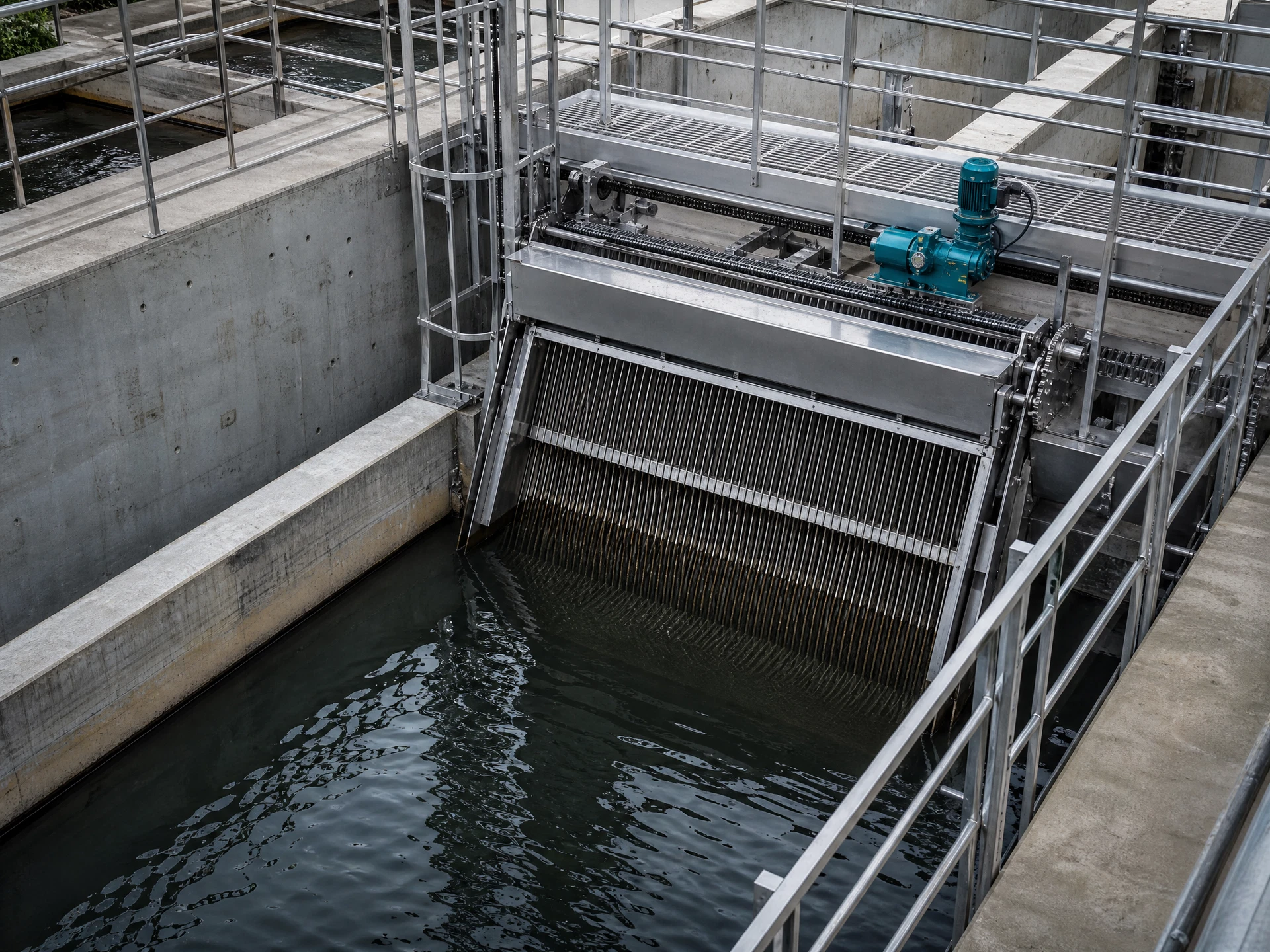 Mechanical Bar Screen Selection Data for Industrial Wastewater Channels technical article visual